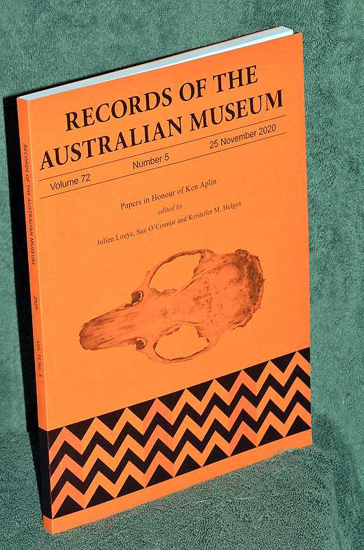 Records of The Australian Museum: Vol 72 no 5. Papers in Honour of Ken Aplin