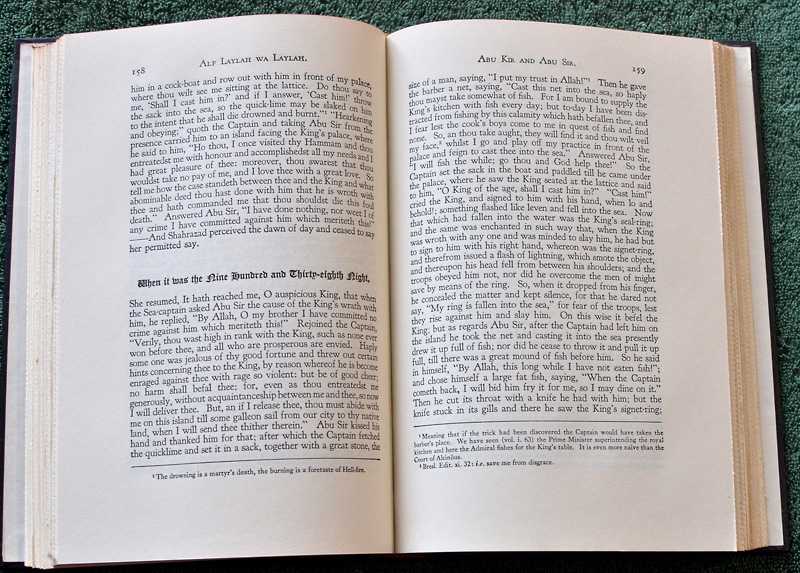 The Book of the Thousand and One Nights: A Plain and Literal Translation of the Arabian Nights Entertainments. 16 Volume Set including 6 supplemental volumes