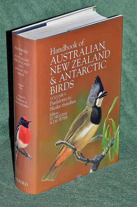 Image for Handbook of Australian, New Zealand & Antarctic Birds: Volume 6, Pardalotes to shrike-thrushes Handbook of Australian, New Zealand & Antarctic Birds: Volume 6, Pardalotes to shrike-thrushes